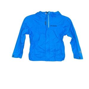 Columbia XXS kids blue windbreaker coat